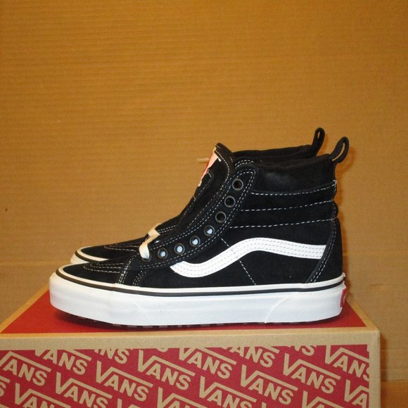SOLD!! Vans SK8-Hi MTE (MTE) Black/True White 2 Women's 7 VN0A4BV7DX6 - Picture 5 of 11